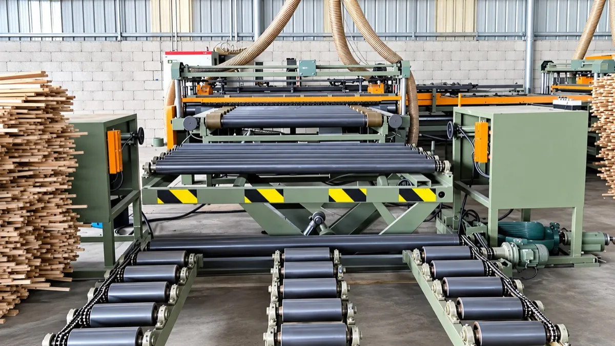 Máy cắt cạnh rulo tự động